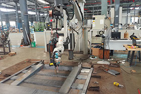 ky体育机器人专用激光焊缝跟踪系统应用