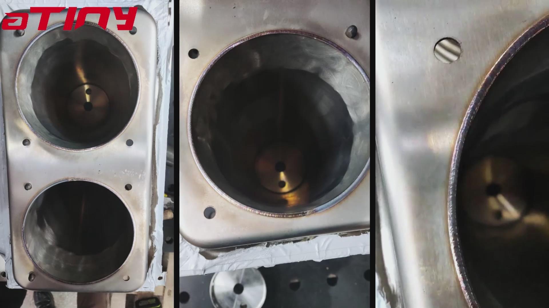 创想焊缝跟踪系统适配安川机器人在油箱自动焊接的应用案例