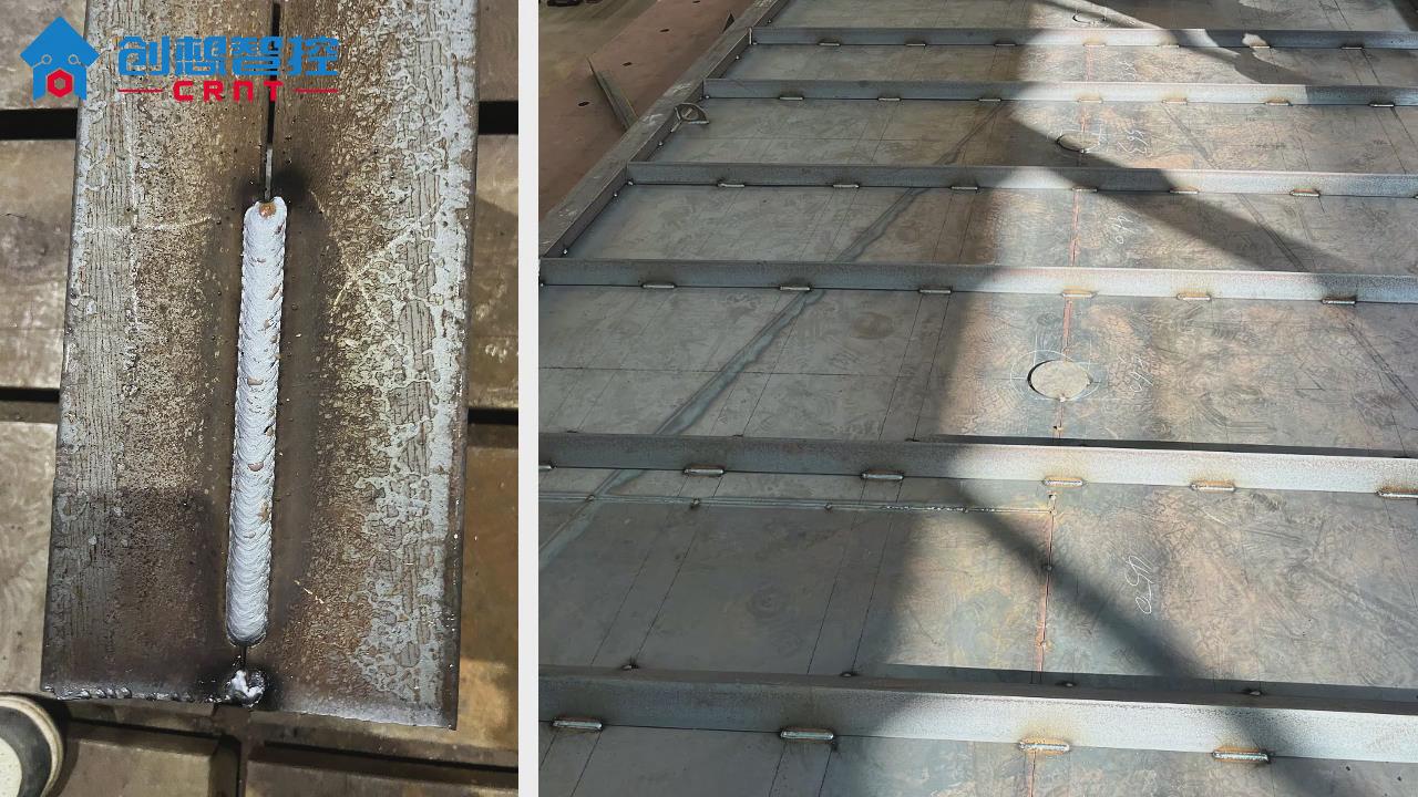 ky体育激光焊缝跟踪传感器在机械底盘自动引导焊接的应用